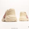 Gucci Rhyton Vintage Trainer Sneaker, 3D Leather Horn-Style Retro Running Shoe