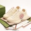 Gucci Rhyton Vintage Trainer Sneaker, 3D Leather Horn-Style Retro Running Shoe