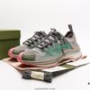 Gucci 3D Leather Angular Retro Running Shoes