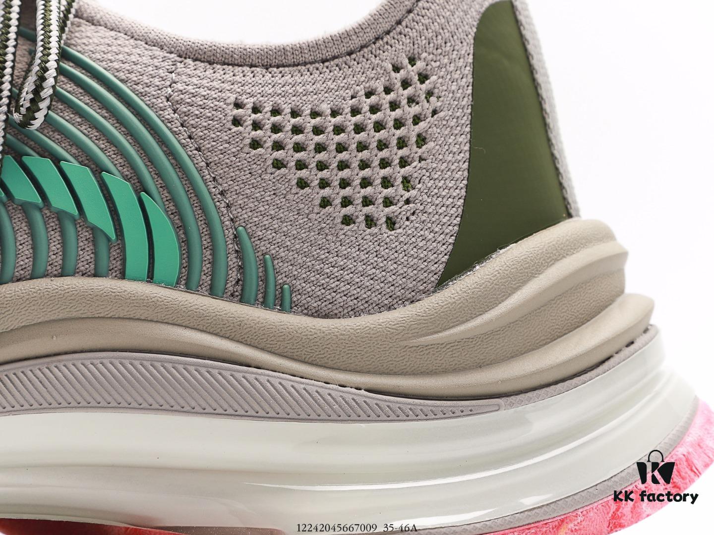 Gucci 3D Leather Angular Retro Running Shoes