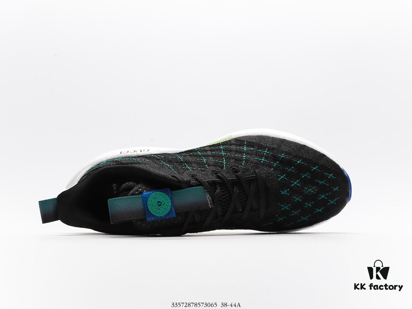 Gucci Distressed Screener Sneaker Classic Retro College Style Athletic Casual Shoes