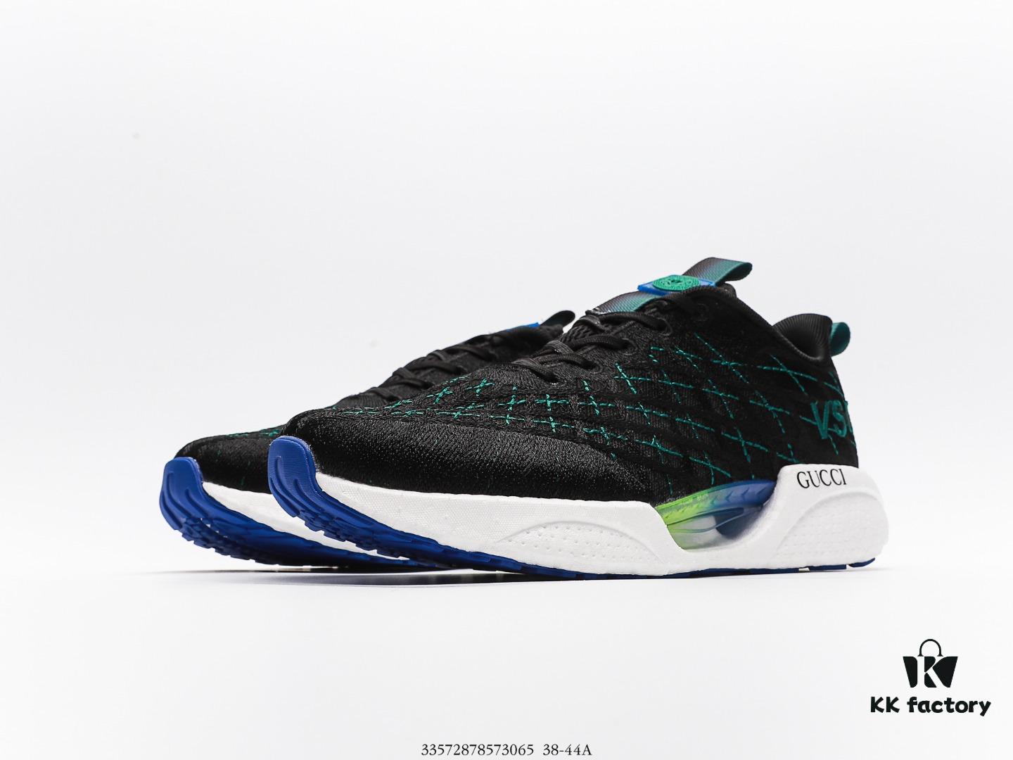 Gucci Distressed Screener Sneaker Classic Retro College Style Athletic Casual Shoes