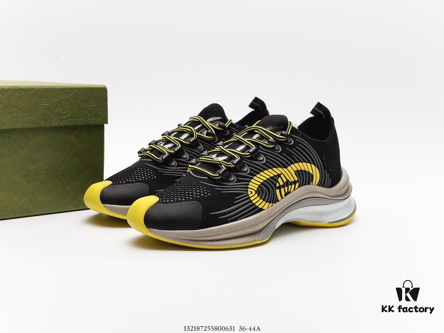 Gucci Embroidered Mini Bee Sneaker Collection, High-Version Casual Fashion Shoes