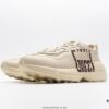 Gucci Rhyton Vintage Trainer Sneaker, Distressed Leather Retro Running Shoes, Italian Handmade Original Last, Calfskin Upper, Lambskin Lining, TPU Sole with Wear-Resistant Foam