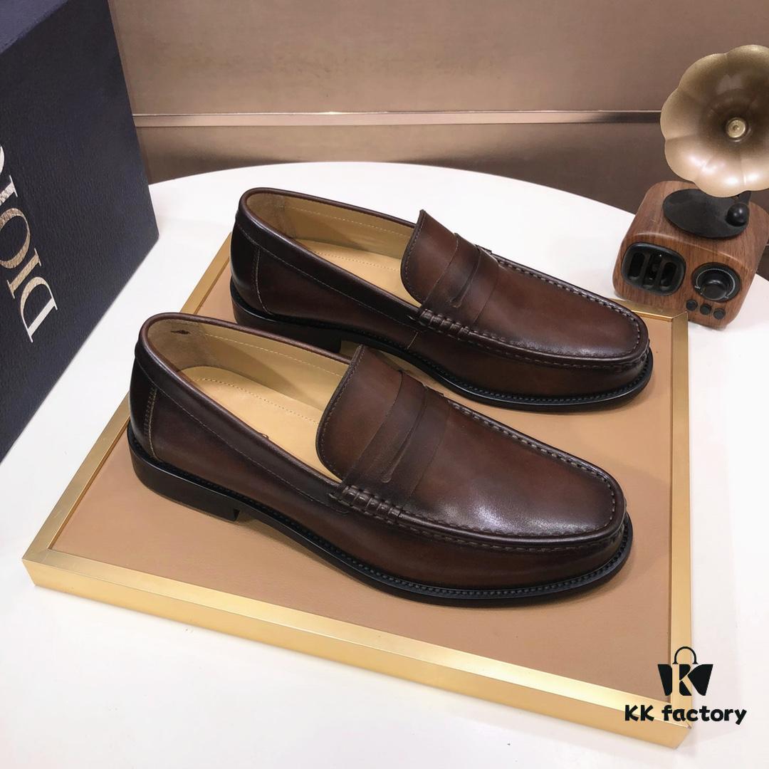 Dior Original 1:1 High-Quality Release, Imported Premium Leather, Water-Dyed Calfskin Lining, Authentic TPU Outsole