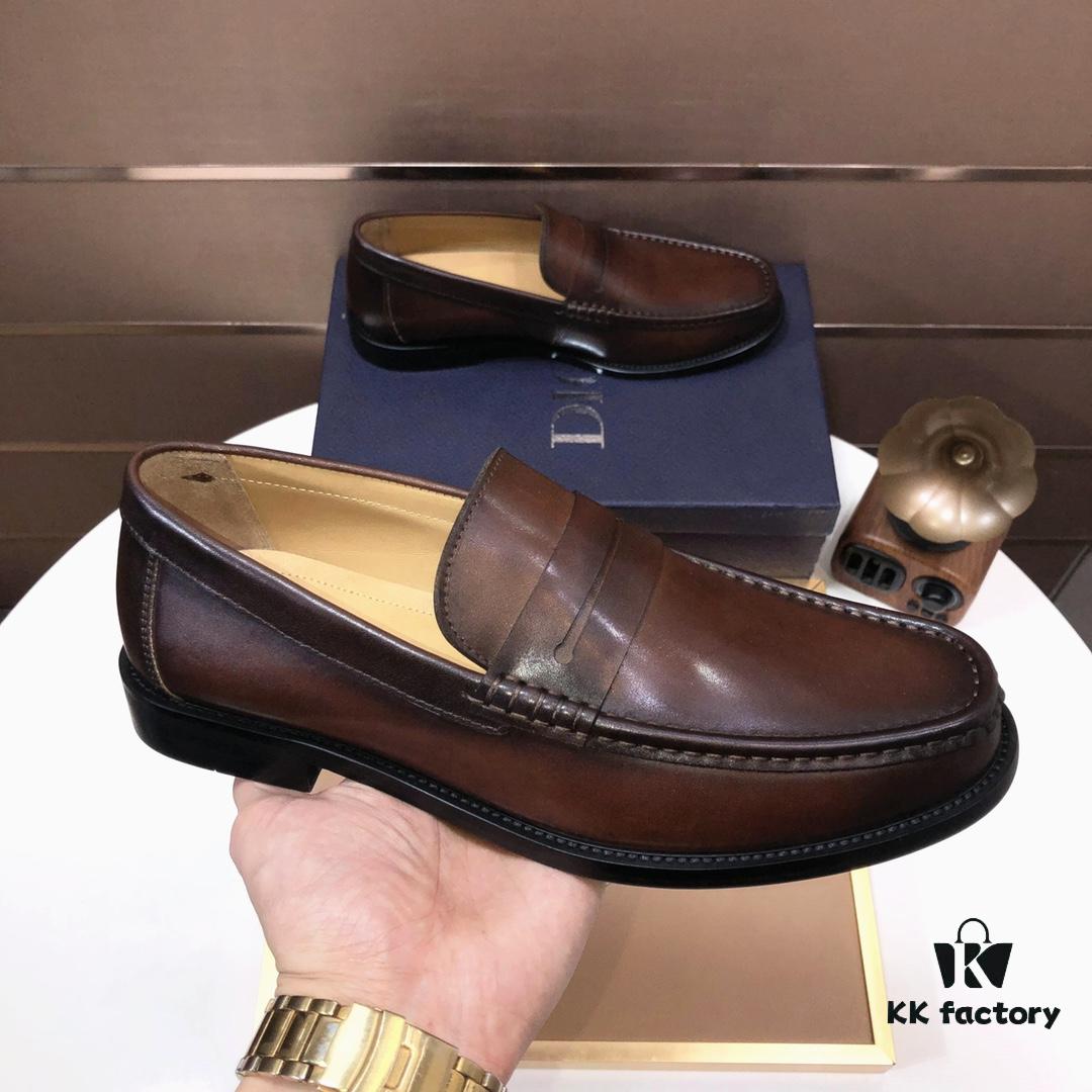 Dior Original 1:1 High-Quality Release, Imported Premium Leather, Water-Dyed Calfskin Lining, Authentic TPU Outsole