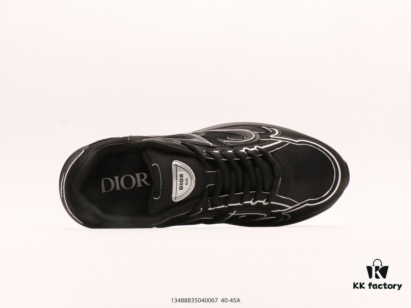 Dior Luxury Brand, Showcasing Elegance and Sophistication, Dior Low-Top Sneakers, Retro Stylish Casual Running Shoes, Fashionable Thick-Soled Dad Shoes