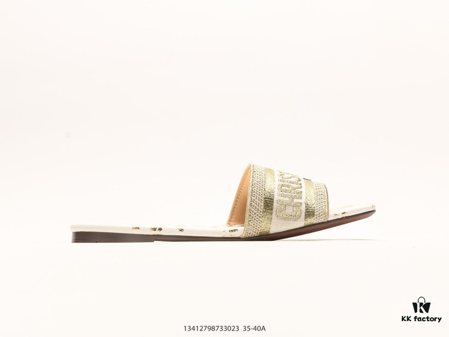 Dior Dway Letter Slippers 2024 Spring/Summer New Arrival Dior Embroidery Fashion Flat Sandals