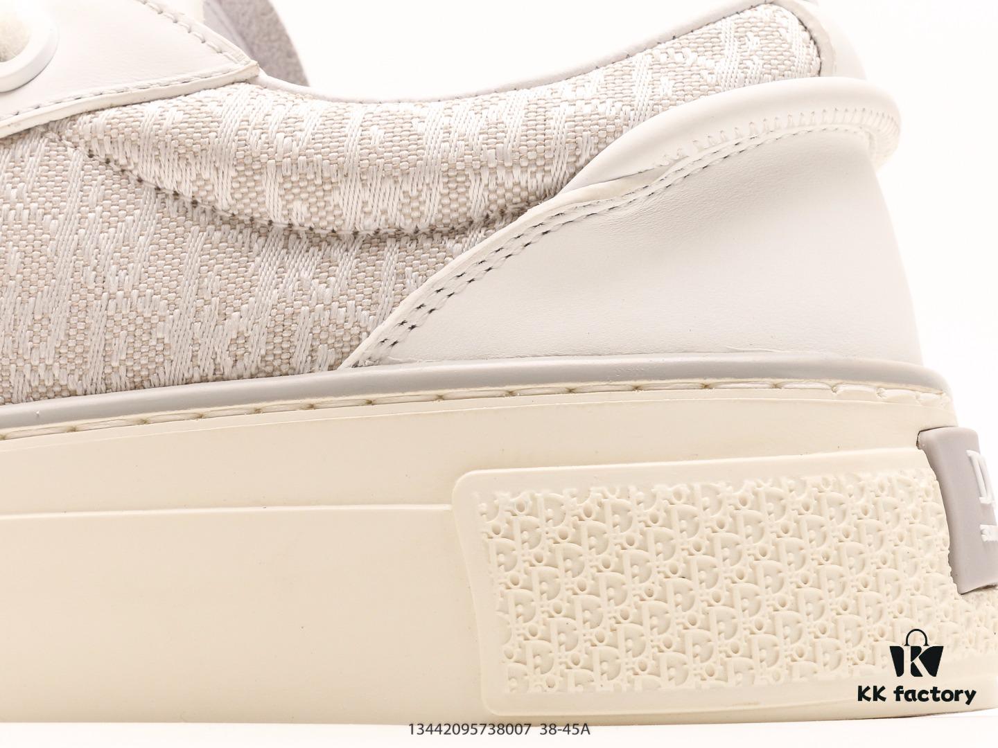 Luxury Brand - Dior B27 Oblique Galaxy High Top Sneakers, Retro Genuine Leather Casual Sport Shoes from the B27 Low-Cut Series