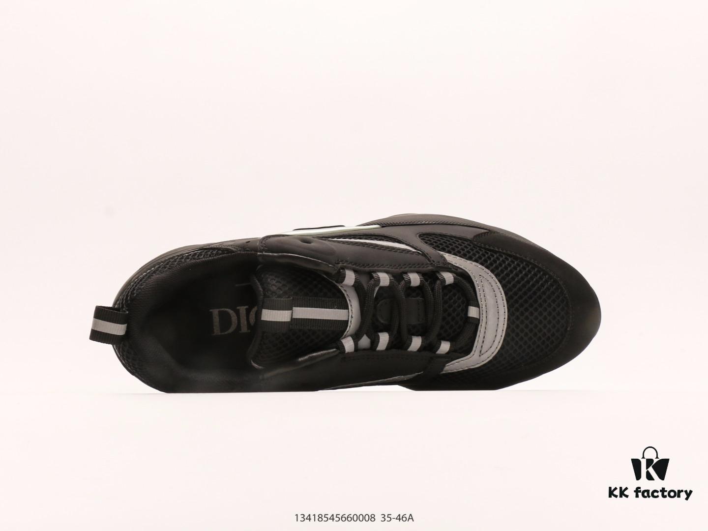 Dior Luxury Brand Highlighting High-End Style Dior Low-Top Sneakers Vintage Versatile Casual Shoes Fashion Running Shoes Thick-Soled Daddy Shoes