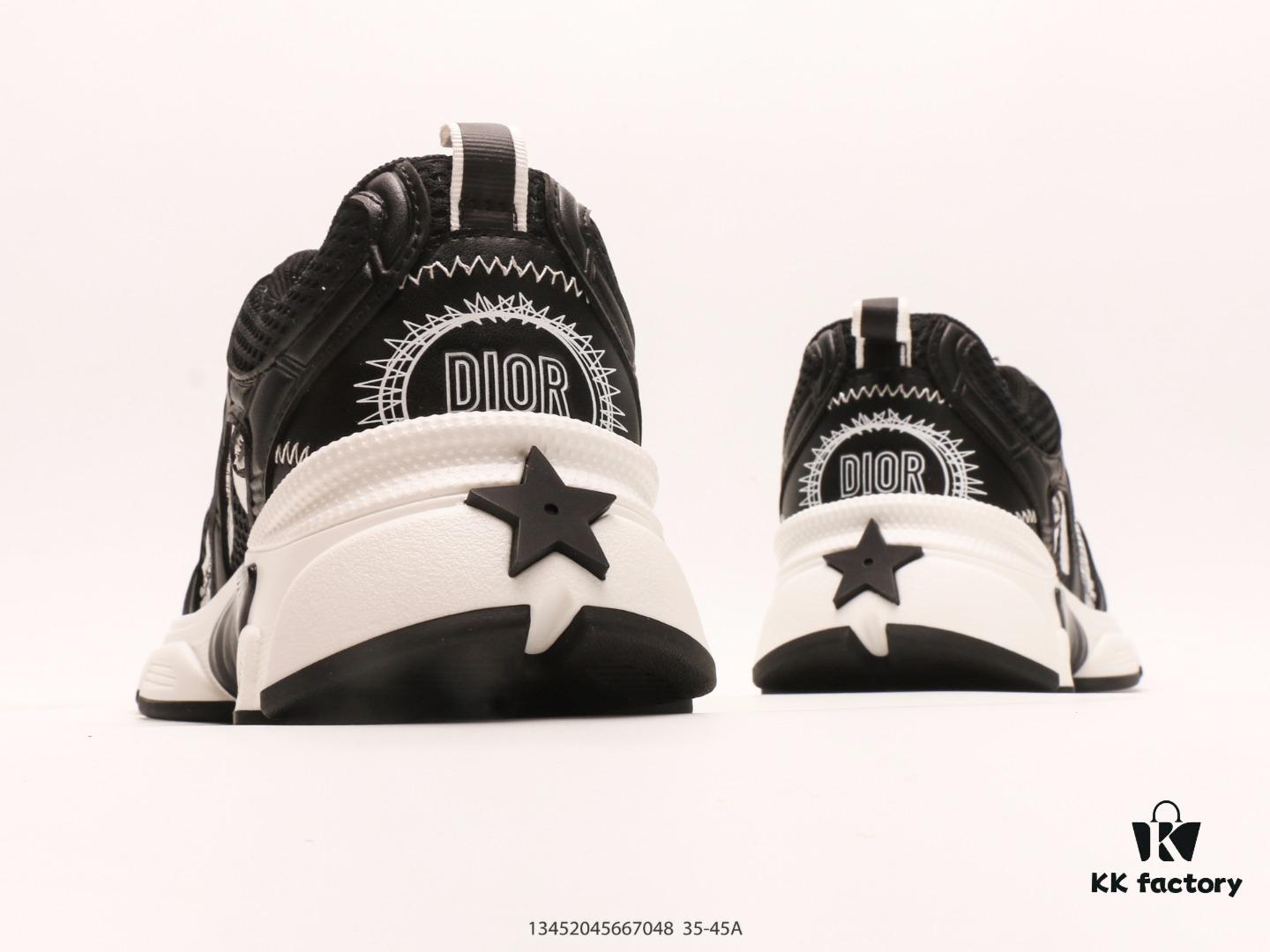 Dior Luxury Brand Retro Low-top Sneakers, Fashionable Chunky Running Shoes, Versatile Casual Dad Shoes