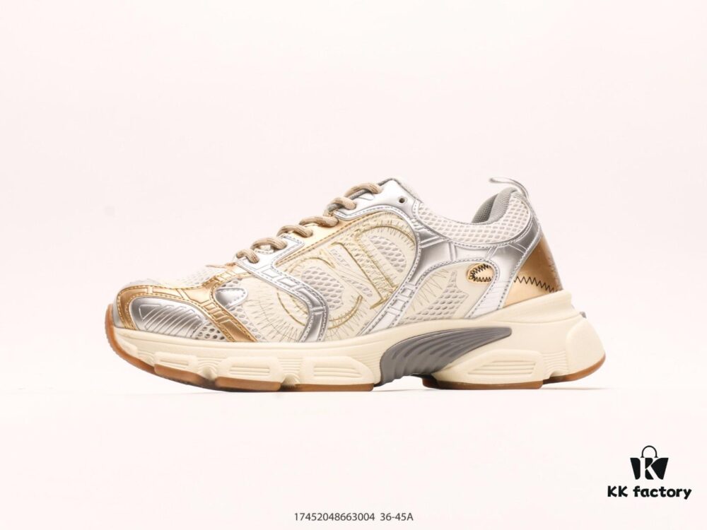 Dior Luxury Brand Showcasing Elegance Dior Low-Top Sneakers Retro Versatile Casual Shoes Fashion Running Shoes Thick-Soled Daddy Shoes