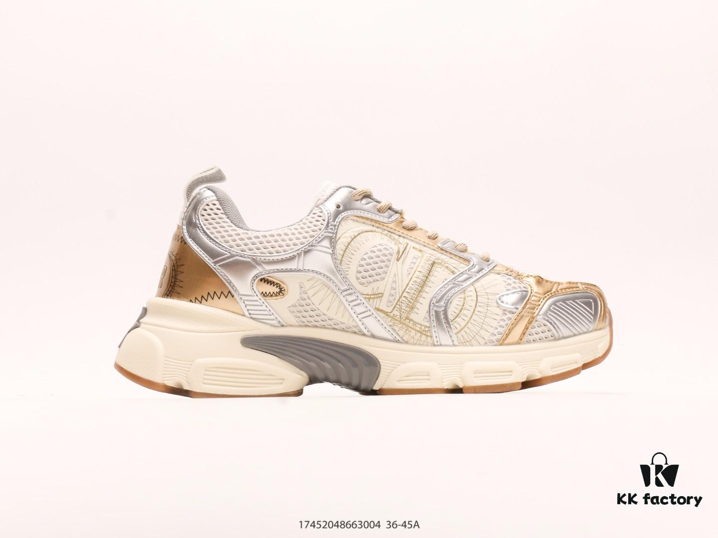 Dior Luxury Brand Showcasing Elegance Dior Low-Top Sneakers Retro Versatile Casual Shoes Fashion Running Shoes Thick-Soled Daddy Shoes