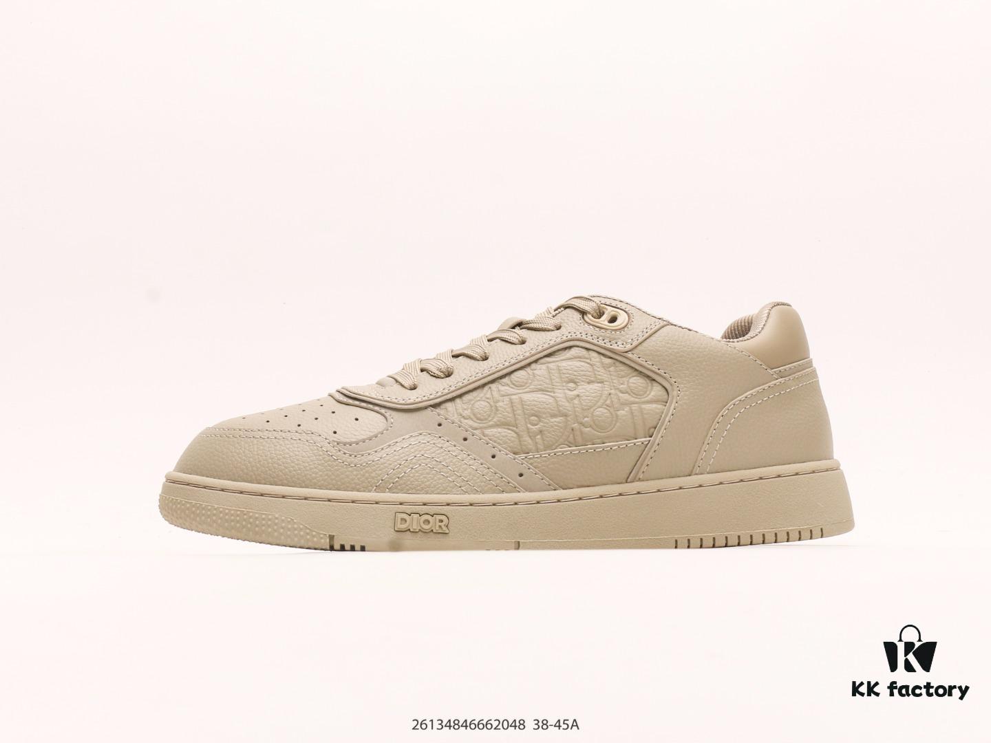 Dior B27 Oblique Galaxy High Top Sneakers, Vintage Style Genuine Leather Casual Low-Cut Athletic Shoes