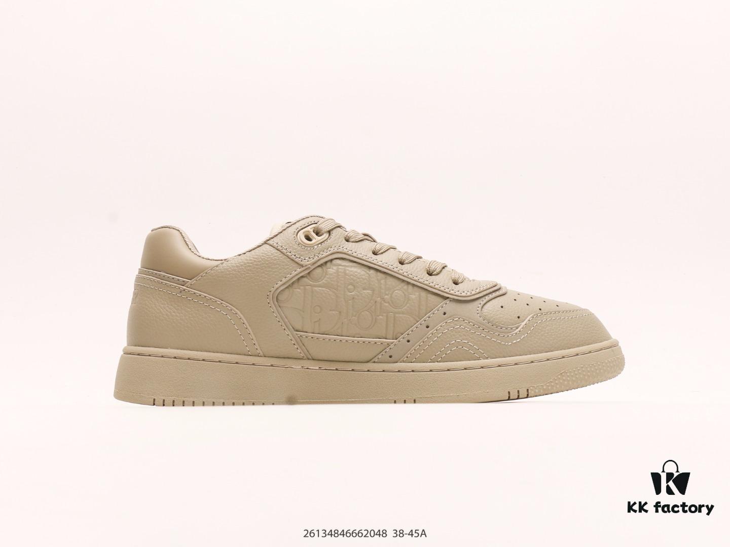 Dior B27 Oblique Galaxy High Top Sneakers, Vintage Style Genuine Leather Casual Low-Cut Athletic Shoes