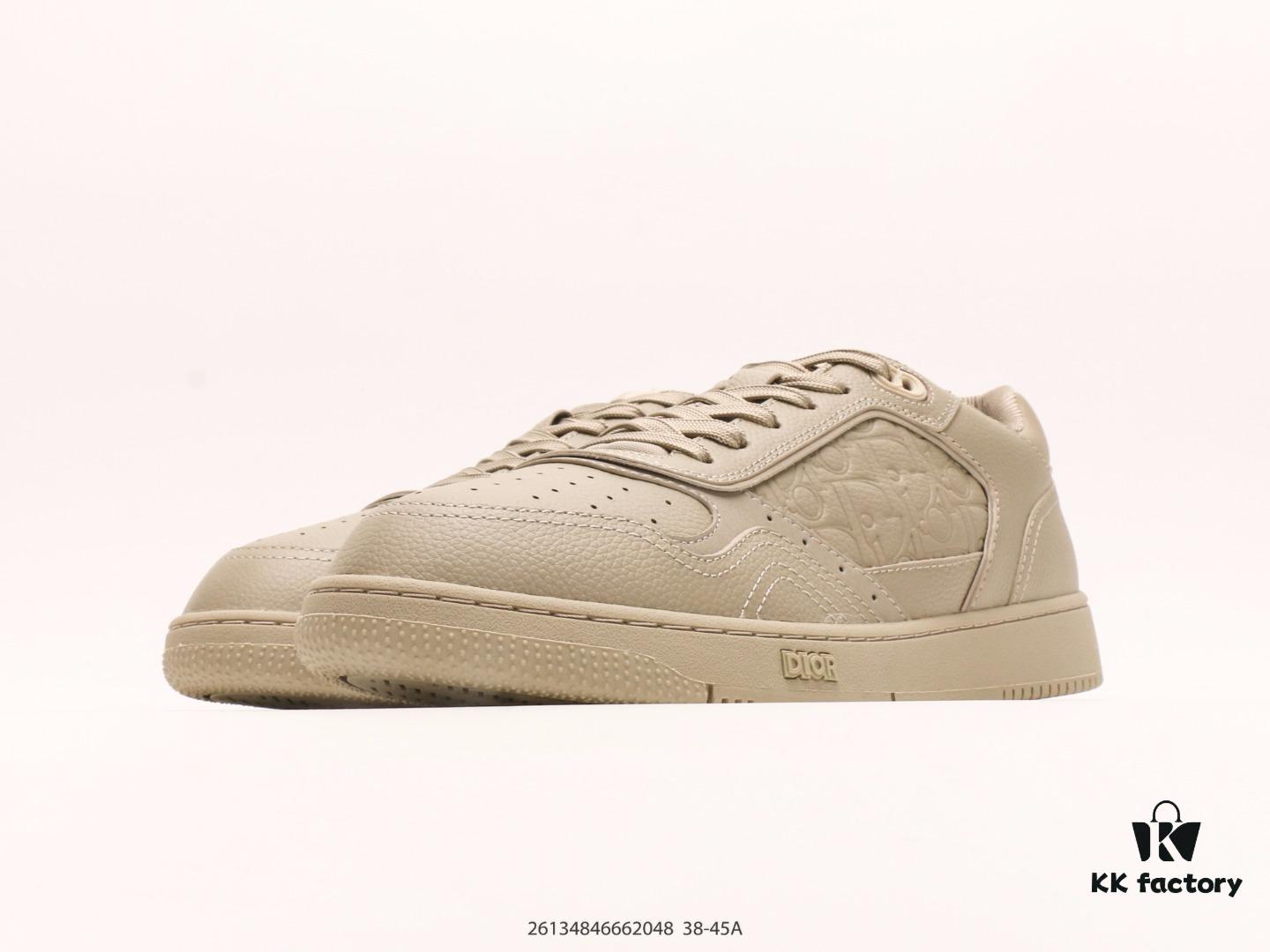 Dior B27 Oblique Galaxy High Top Sneakers, Vintage Style Genuine Leather Casual Low-Cut Athletic Shoes