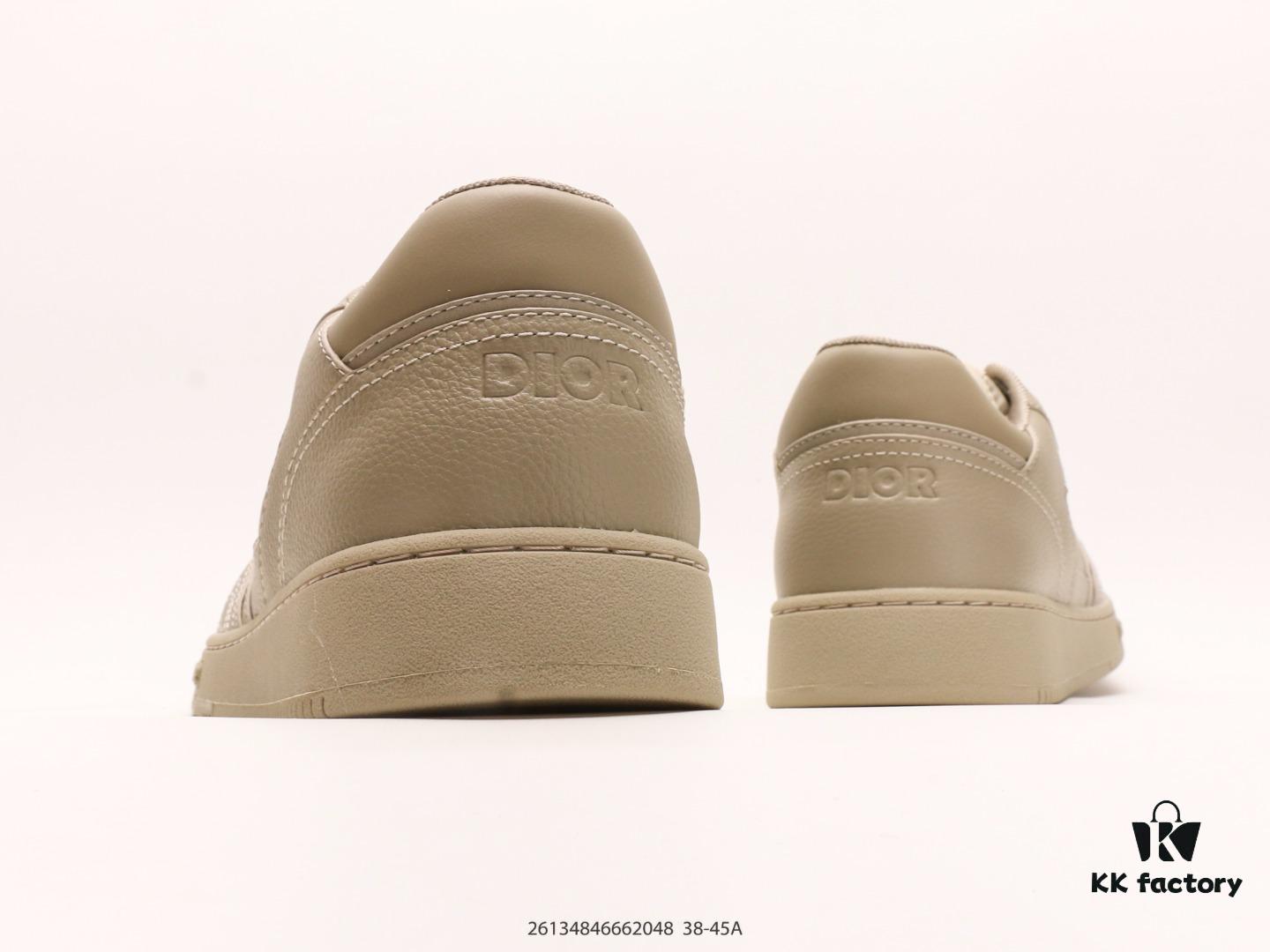 Dior B27 Oblique Galaxy High Top Sneakers, Vintage Style Genuine Leather Casual Low-Cut Athletic Shoes