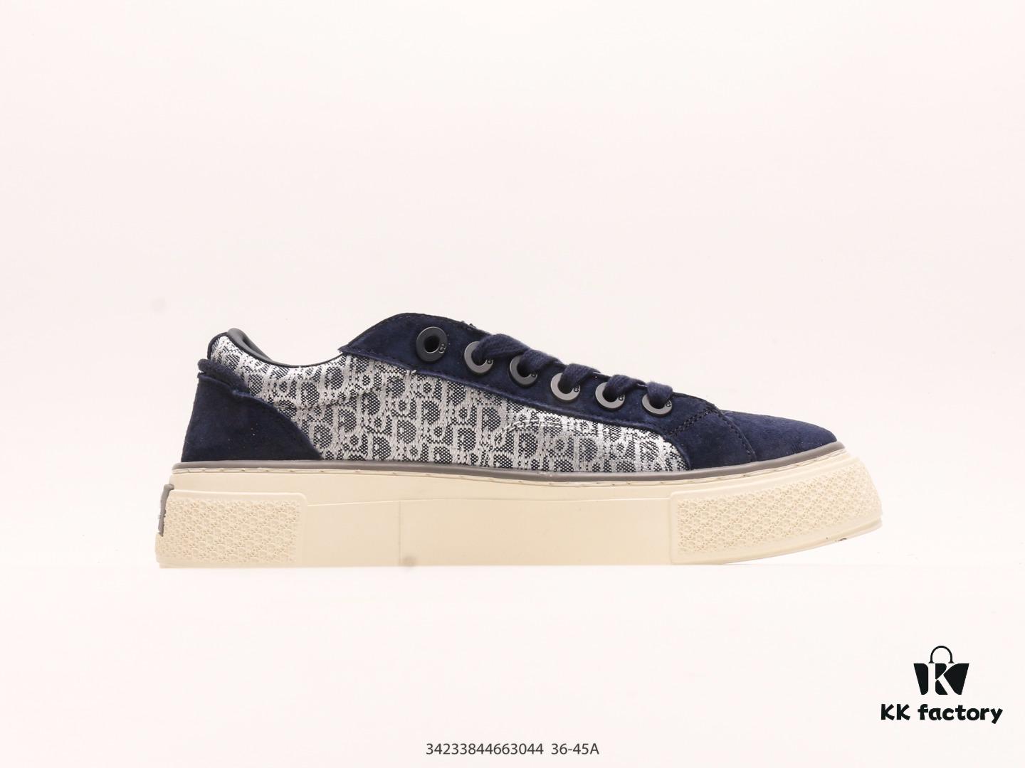 Dior New B27 Sneakers, Smooth Calfskin Leather, Unique Inlaid Design and Stitching Art, Minimalist Bold Style with Iconic Dior Logo Print