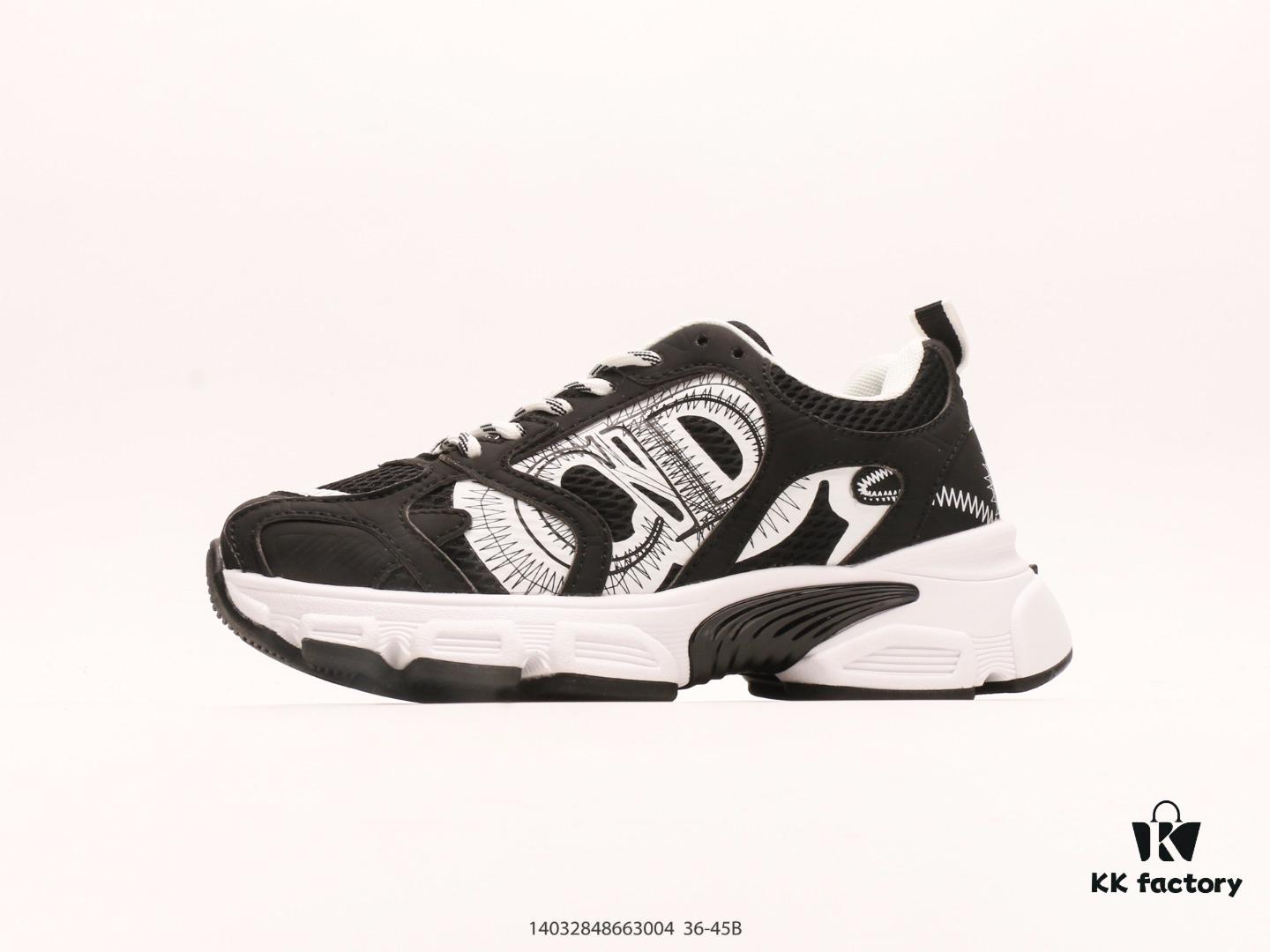 Dior Luxury Brand Showcasing Elegance Dior Low-Top Sneakers Retro Versatile Casual Shoes Fashion Running Shoes Thick-Soled Dad Shoes