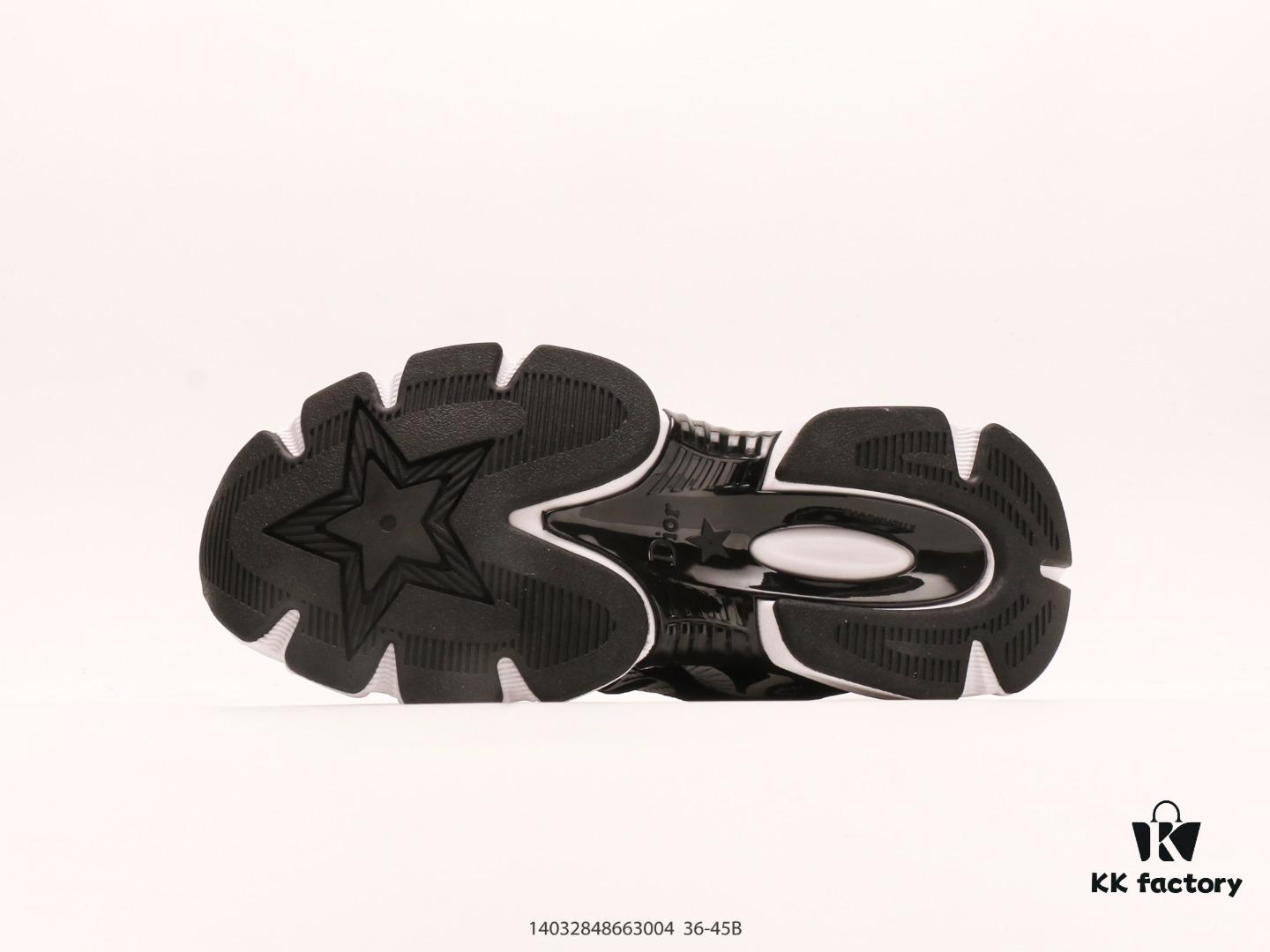 Dior Luxury Brand Showcasing Elegance Dior Low-Top Sneakers Retro Versatile Casual Shoes Fashion Running Shoes Thick-Soled Dad Shoes