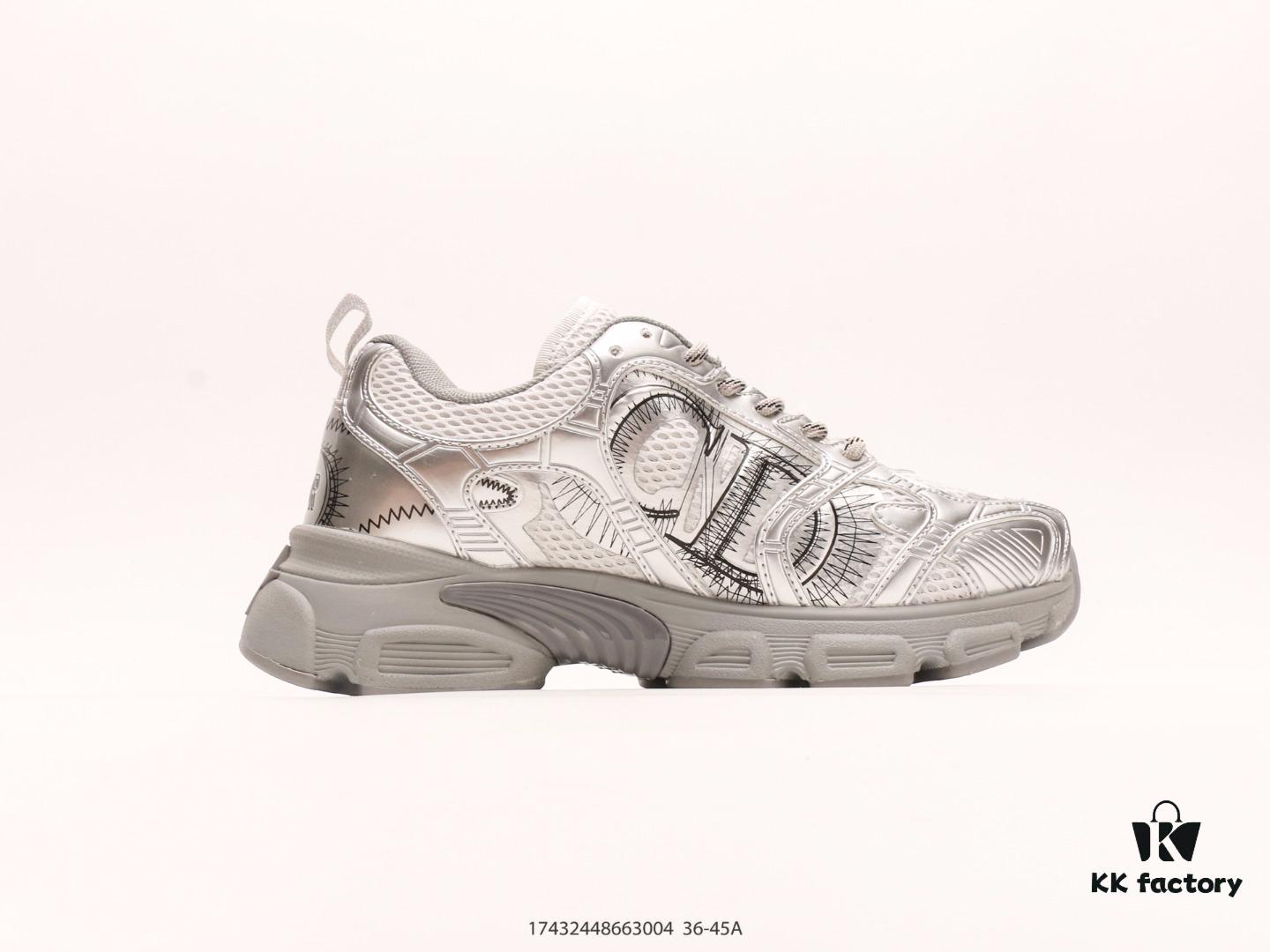 Dior Luxury Brand Highlighting Elegance and Sophistication Dior Low-Top Sneakers Retro Versatile Casual Shoes Fashion Running Shoes Thick-Soled Daddy Shoes