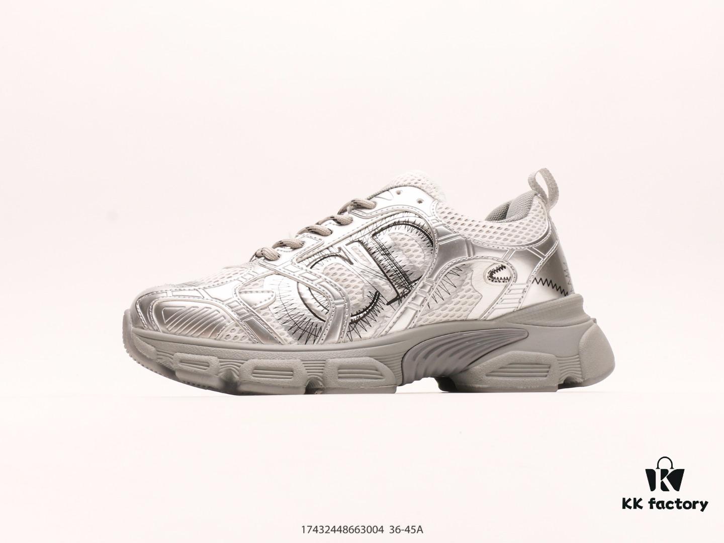 Dior Luxury Brand Highlighting Elegance and Sophistication Dior Low-Top Sneakers Retro Versatile Casual Shoes Fashion Running Shoes Thick-Soled Daddy Shoes