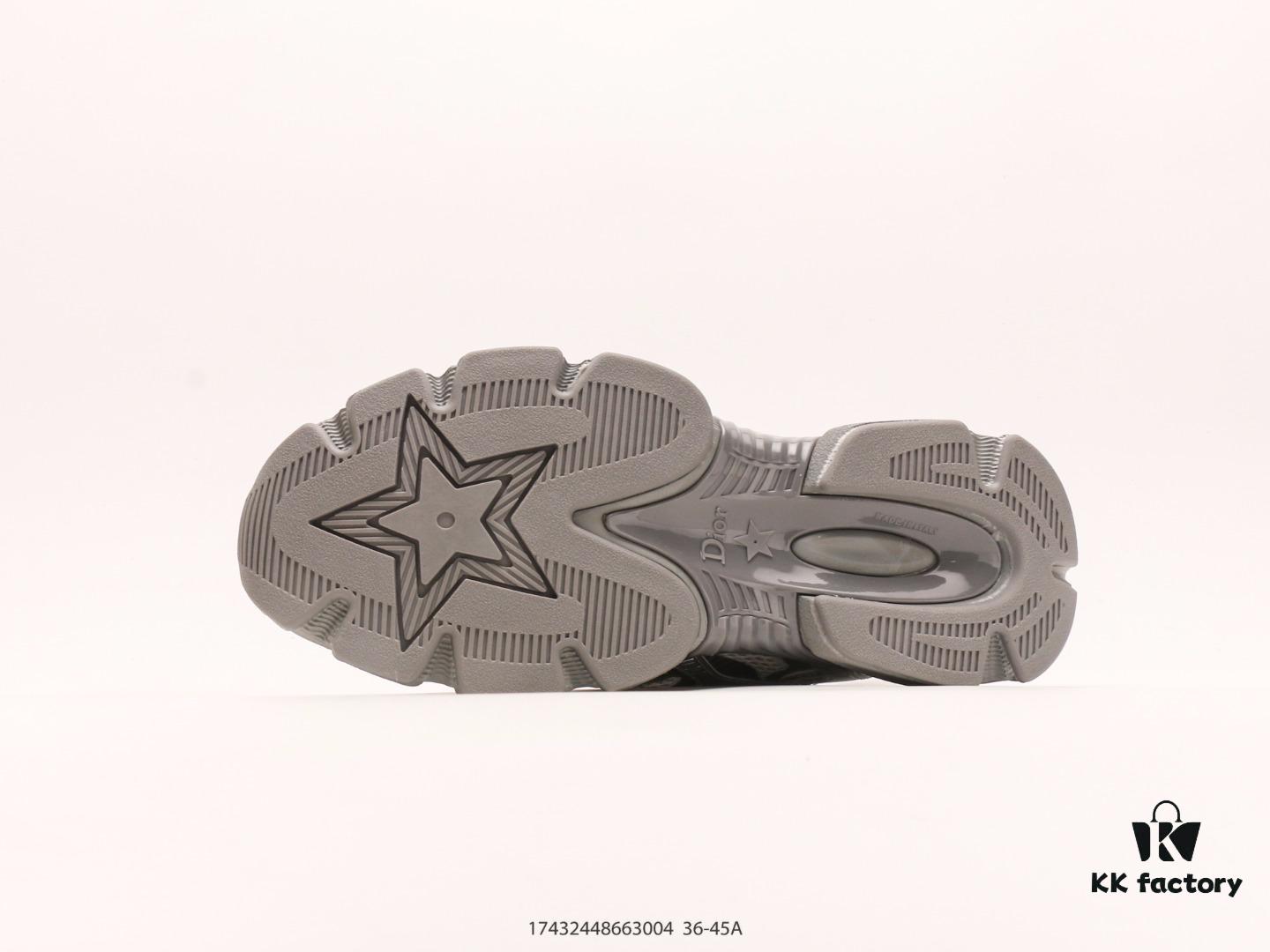 Dior Luxury Brand Highlighting Elegance and Sophistication Dior Low-Top Sneakers Retro Versatile Casual Shoes Fashion Running Shoes Thick-Soled Daddy Shoes