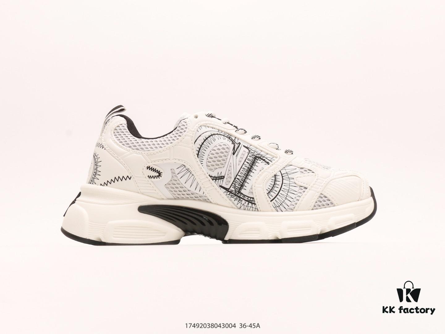 Dior Luxury Brand Highlighting High-End Elegance Dior Low-Top Sneakers Vintage Stylish Casual Shoes Fashion Running Shoes Thick-Soled Dad Shoes