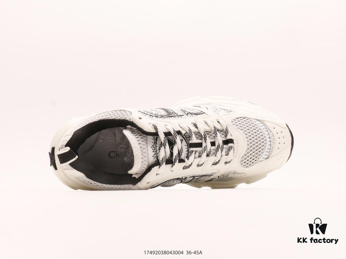 Dior Luxury Brand Highlighting High-End Elegance Dior Low-Top Sneakers Vintage Stylish Casual Shoes Fashion Running Shoes Thick-Soled Dad Shoes