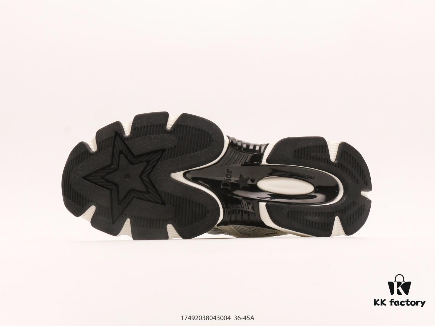 Dior Luxury Brand Highlighting High-End Elegance Dior Low-Top Sneakers Vintage Stylish Casual Shoes Fashion Running Shoes Thick-Soled Dad Shoes