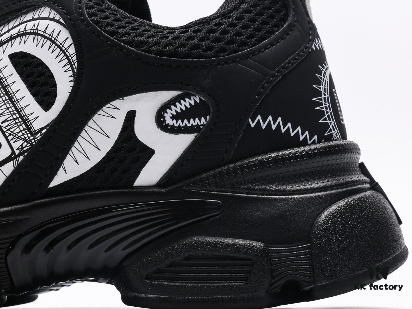 Dior DIOR Chrono Round Toe Lace-Up Athletic Running Shoes, Casual Lifestyle Dad Sneakers