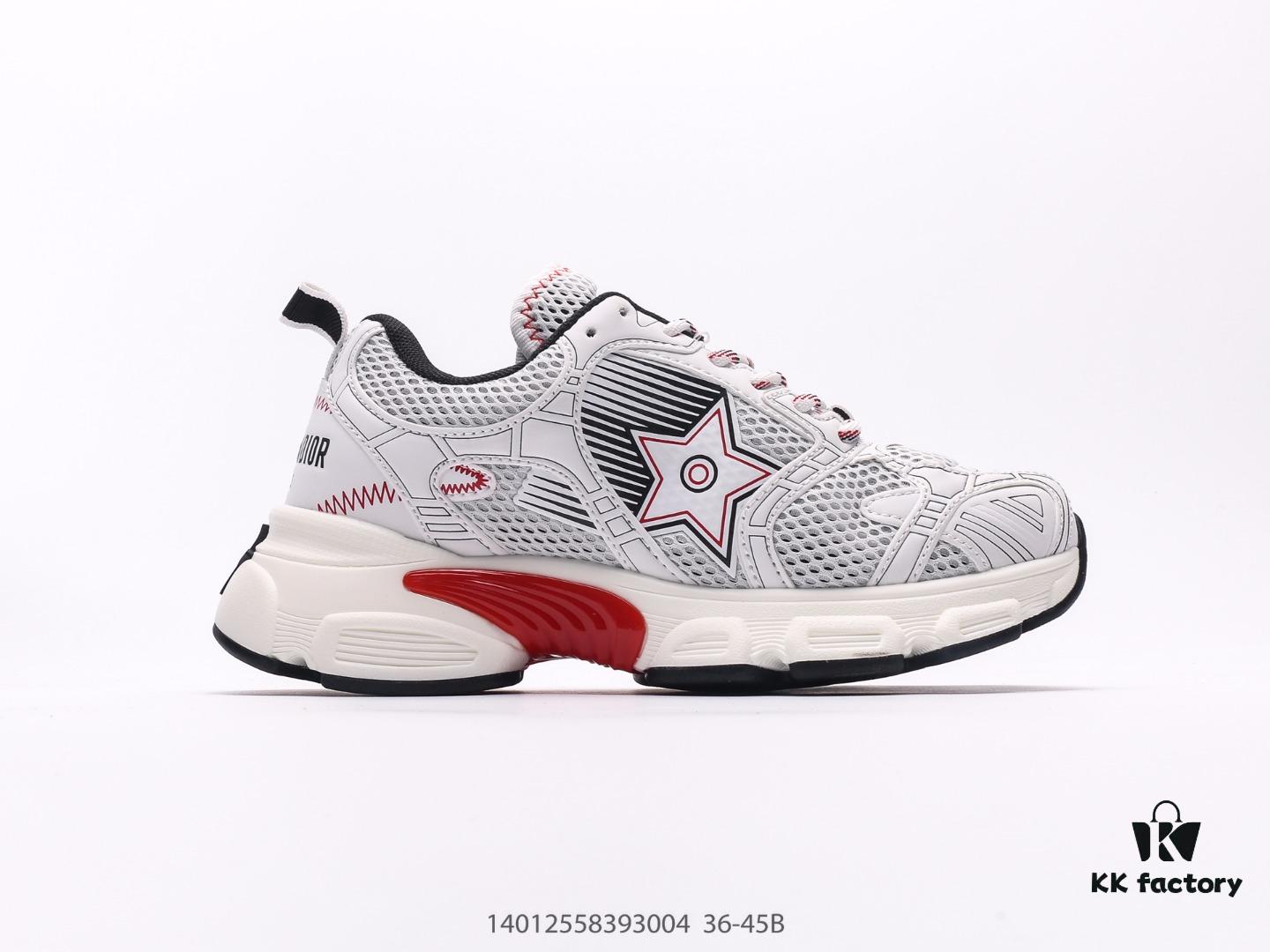 Dior DIOR Chrono Round Toe Lace-Up Sports Running Shoes Lifestyle Casual Running Dad Shoes