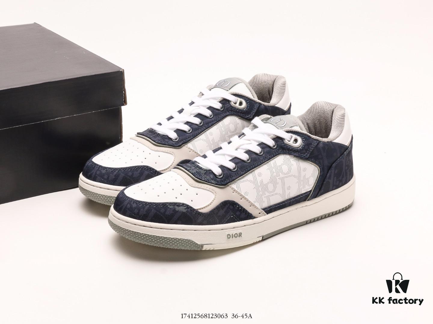 Dior Dior Oblique Galaxy Low Top Sneakers B28 Low-Cut Series Retro Casual Sports and Leisure Shoes