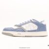 Dior B27 Oblique Galaxy High Top Sneakers, Retro Genuine Leather Casual Fashion Low-Cut Athletic and Lifestyle Shoes