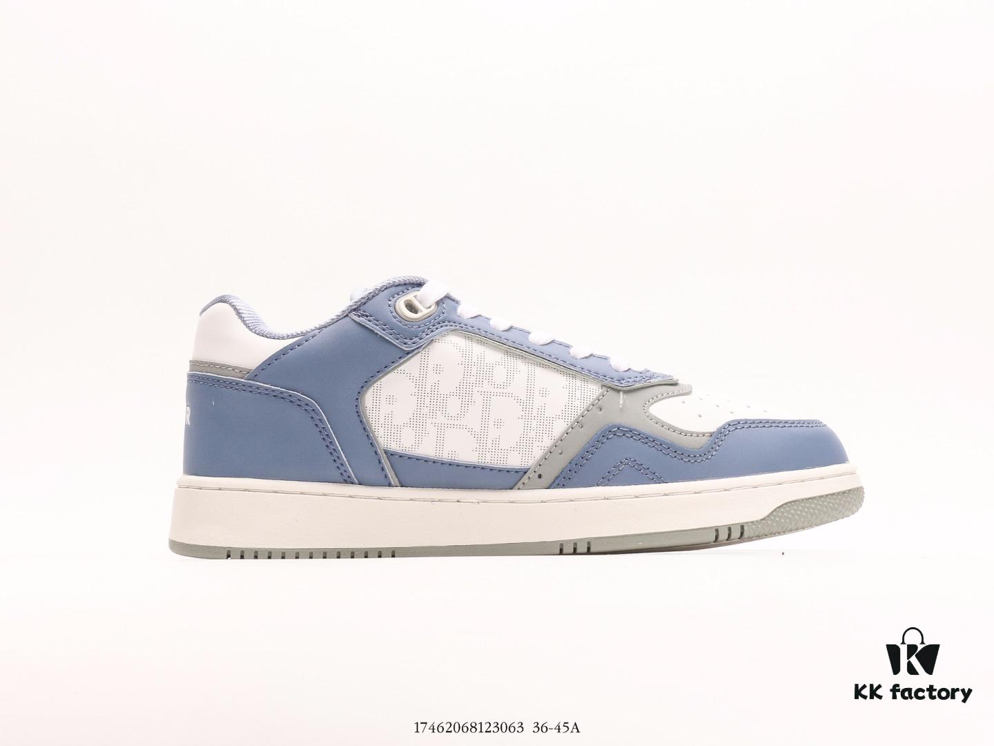 Dior B27 Oblique Galaxy High Top Sneakers, Retro Genuine Leather Casual Fashion Low-Cut Athletic and Lifestyle Shoes