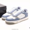 Dior B27 Oblique Galaxy High Top Sneakers, Retro Genuine Leather Casual Fashion Low-Cut Athletic and Lifestyle Shoes