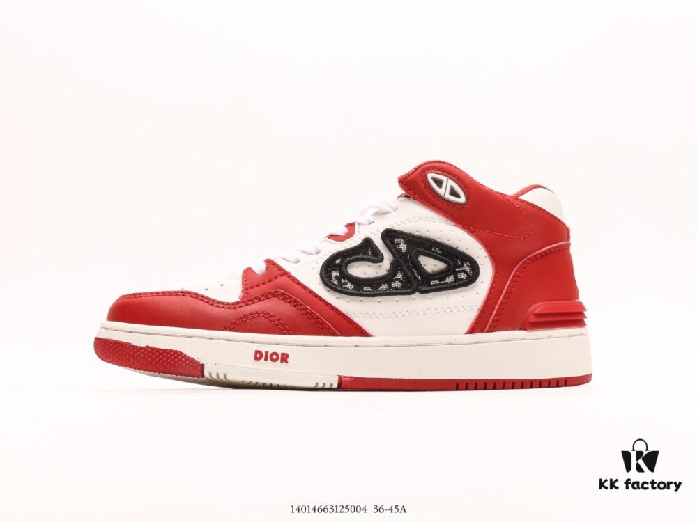 Dior B28 Oblique Galaxy Low Top Sneakers, B28 Low-Cut Series Vintage Stylish Casual Skate Shoes with Embroidered CD Double Image