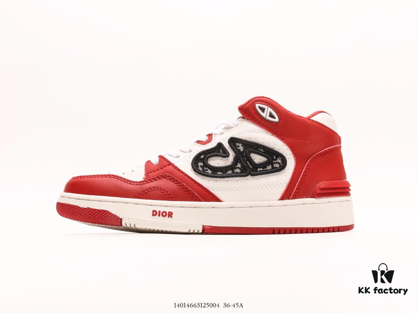 Dior B28 Oblique Galaxy Low Top Sneakers, B28 Low-Cut Series Vintage Stylish Casual Skate Shoes with Embroidered CD Double Image