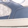 Dior B27 Oblique Galaxy High Top Sneakers, Retro Genuine Leather Casual Fashion Low-Cut Athletic and Lifestyle Shoes