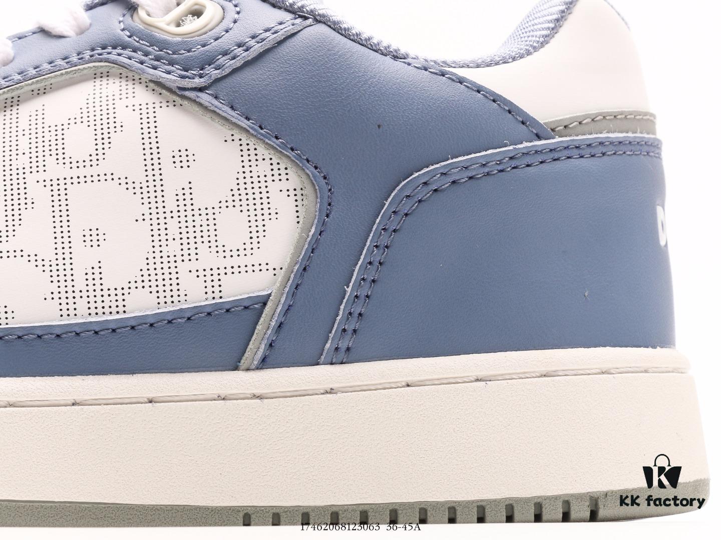 Dior B27 Oblique Galaxy High Top Sneakers, Retro Genuine Leather Casual Fashion Low-Cut Athletic and Lifestyle Shoes