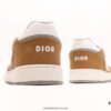 Dior B28 Oblique Galaxy Low Top Sneakers, B28 Low-Cut Series Retro Stylish Athletic Casual Shoes with Embroidered CD Double Image