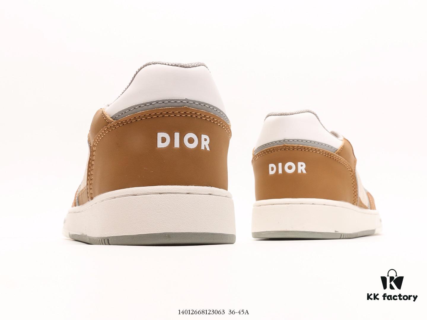 Dior B28 Oblique Galaxy Low Top Sneakers, B28 Low-Cut Series Retro Stylish Athletic Casual Shoes with Embroidered CD Double Image