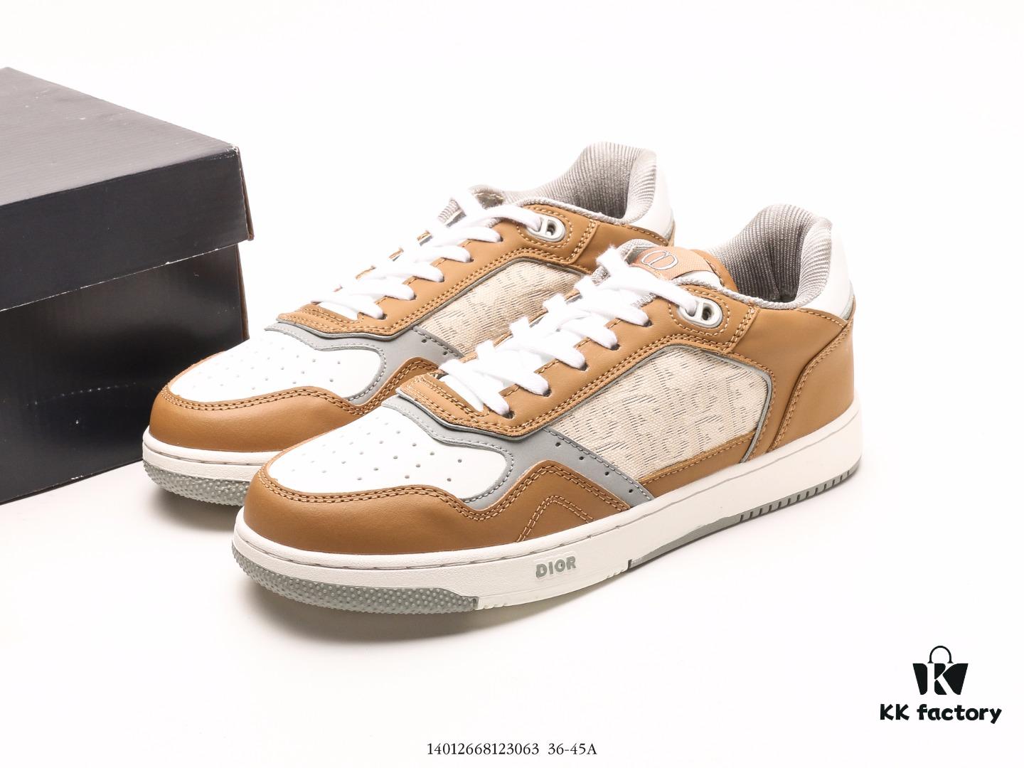 Dior B28 Oblique Galaxy Low Top Sneakers, B28 Low-Cut Series Retro Stylish Athletic Casual Shoes with Embroidered CD Double Image