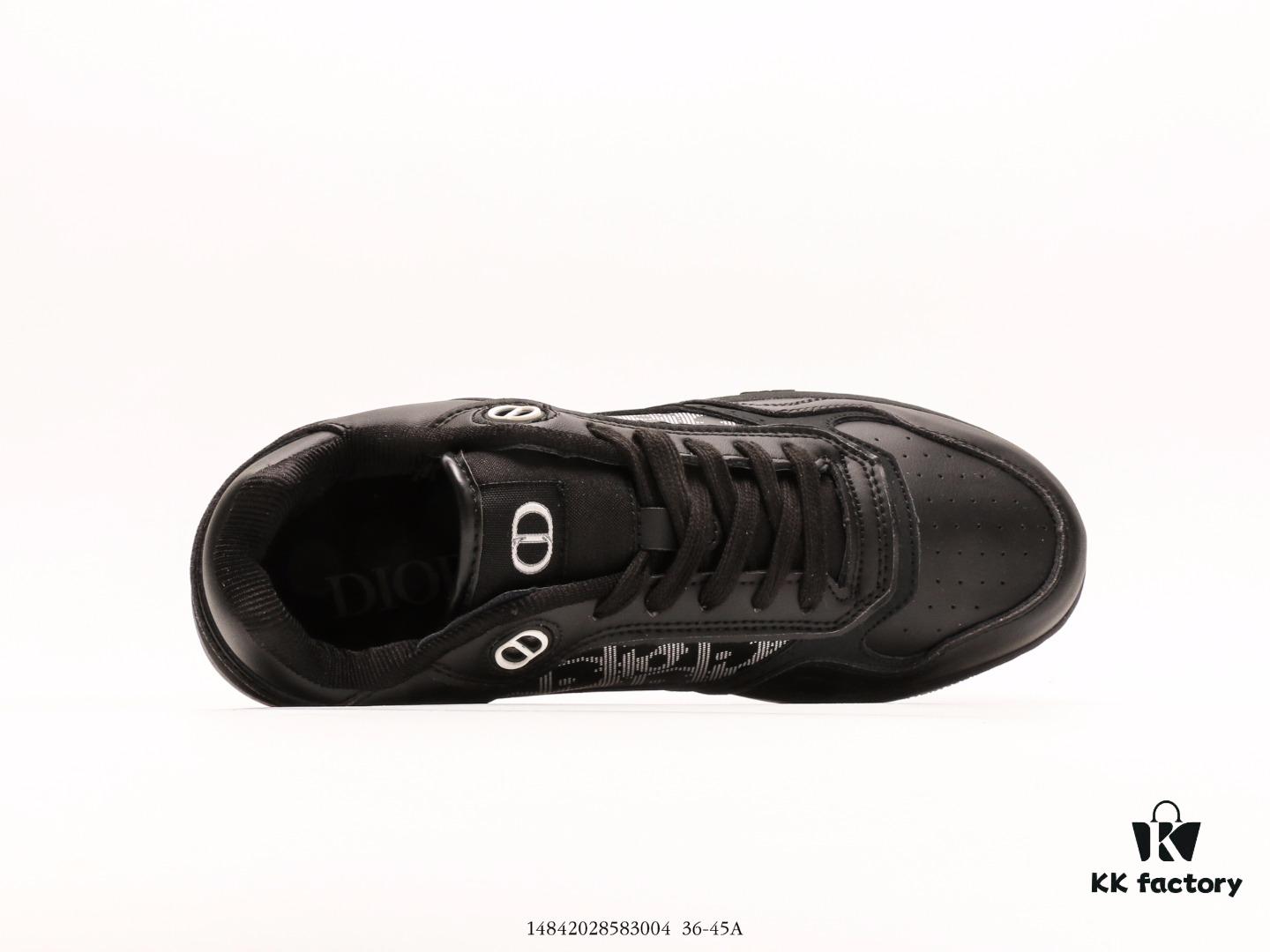 Dior's Classic Oblique Print Smooth Calfskin Leather Shoes with Unique Inlaid Design and Stitching Art