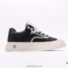Chanel Kung Fu Panda Electric Show Style 2024 Autumn/Winter New Authentic Leather Lightweight Versatile Casual Sneakers
