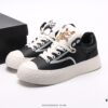 Chanel Kung Fu Panda Electric Show Style 2024 Autumn/Winter New Authentic Leather Lightweight Versatile Casual Sneakers
