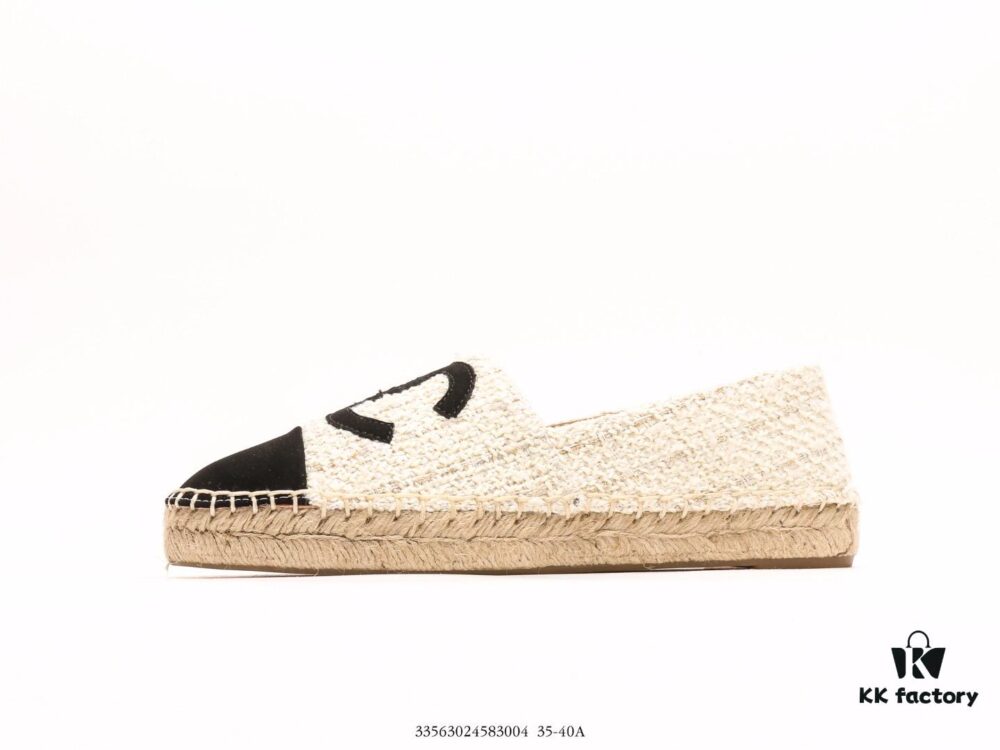 Chanel Fishing Shoes, Evergreen Style, Popular Among Influencers, Versatile for Spring and Summer, Pairs Easily with Jeans or Shorts, Molded Exactly to Original Version, 99% Authentic Restoration, Handcrafted Quality with 100-Thread Hemp Upper, Premium Imported Lambskin from Original Production Line, Soft Lamb Leather Insole, Natural Hemp Rope with Transparent Rubber Sole, Packaged Identically to Retail Store