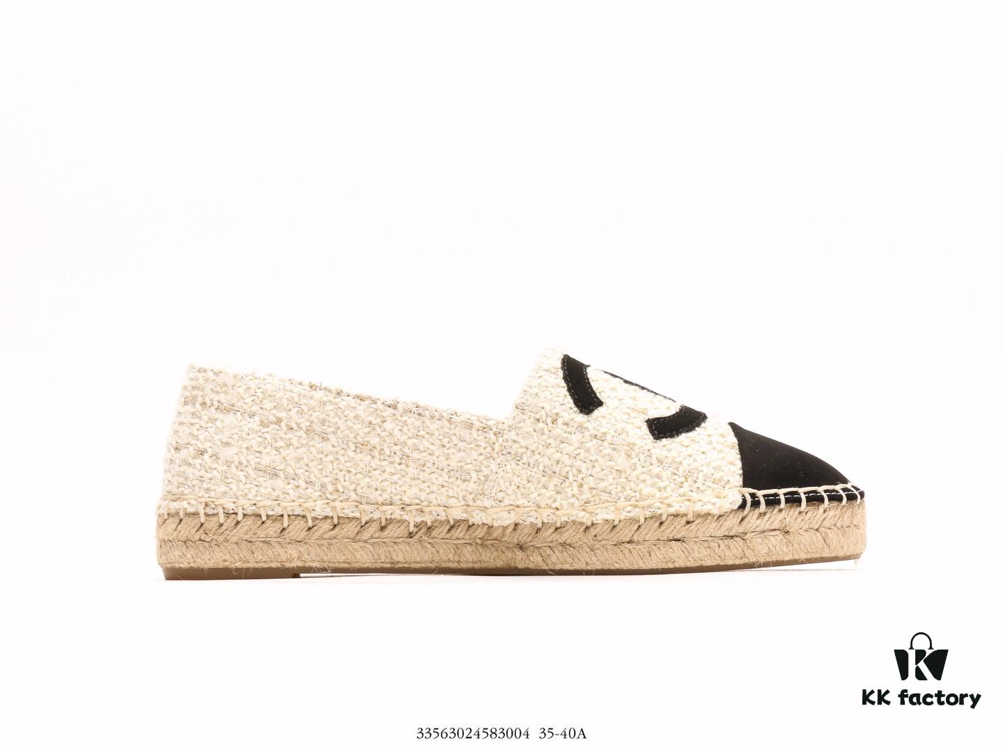 Chanel Fishing Shoes, Evergreen Style, Popular Among Influencers, Versatile for Spring and Summer, Pairs Easily with Jeans or Shorts, Molded Exactly to Original Version, 99% Authentic Restoration, Handcrafted Quality with 100-Thread Hemp Upper, Premium Imported Lambskin from Original Production Line, Soft Lamb Leather Insole, Natural Hemp Rope with Transparent Rubber Sole, Packaged Identically to Retail Store