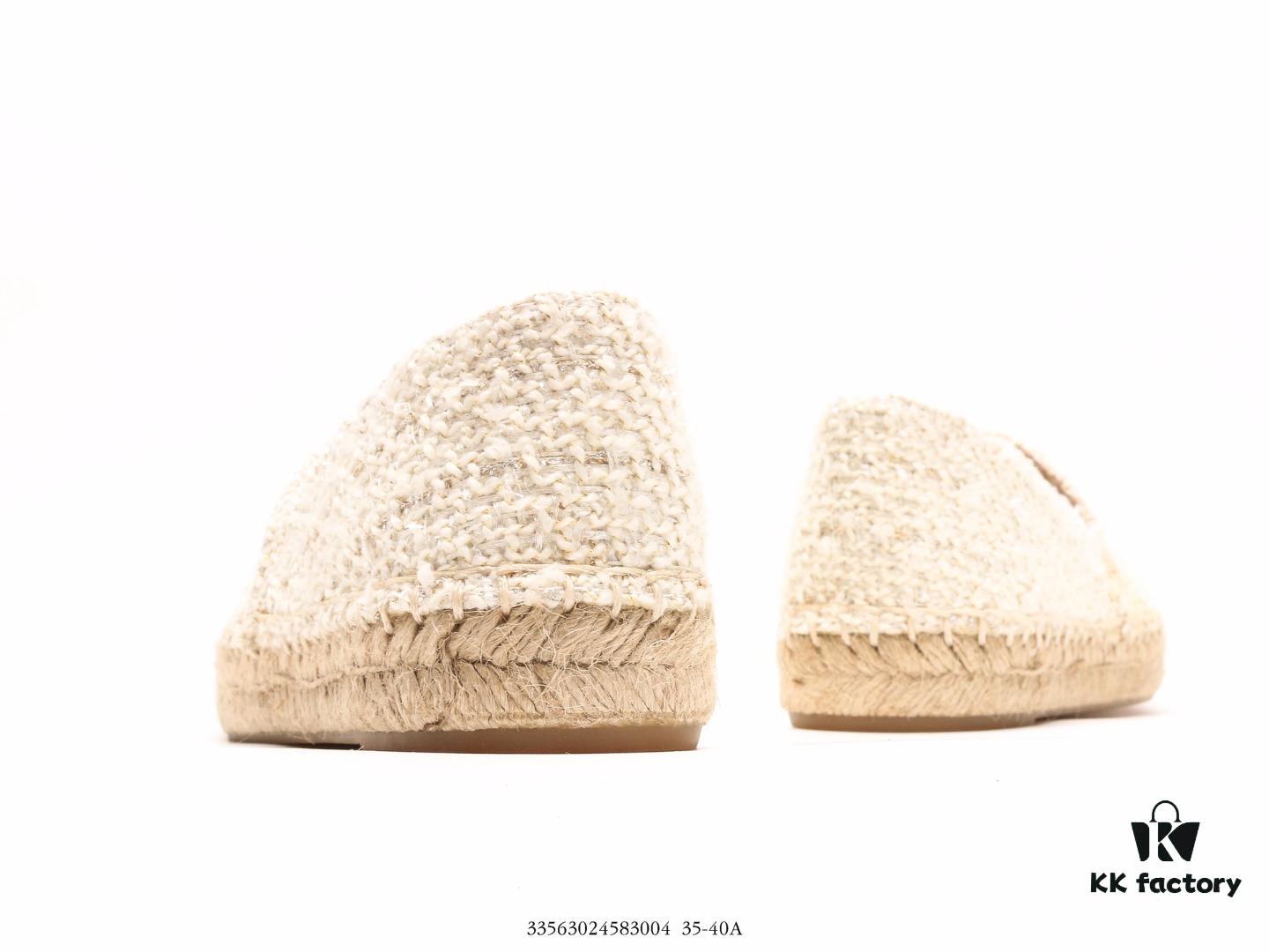 Chanel Fishing Shoes, Evergreen Style, Popular Among Influencers, Versatile for Spring and Summer, Pairs Easily with Jeans or Shorts, Molded Exactly to Original Version, 99% Authentic Restoration, Handcrafted Quality with 100-Thread Hemp Upper, Premium Imported Lambskin from Original Production Line, Soft Lamb Leather Insole, Natural Hemp Rope with Transparent Rubber Sole, Packaged Identically to Retail Store