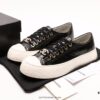 Chanel x Adidas Collaboration Vintage-Style Lightweight Sneaker, Chanel's Latest Four-Season Ultimate Derivative Thick-Soled Shoe That Elevates Overall Silhouette and Enhances Style